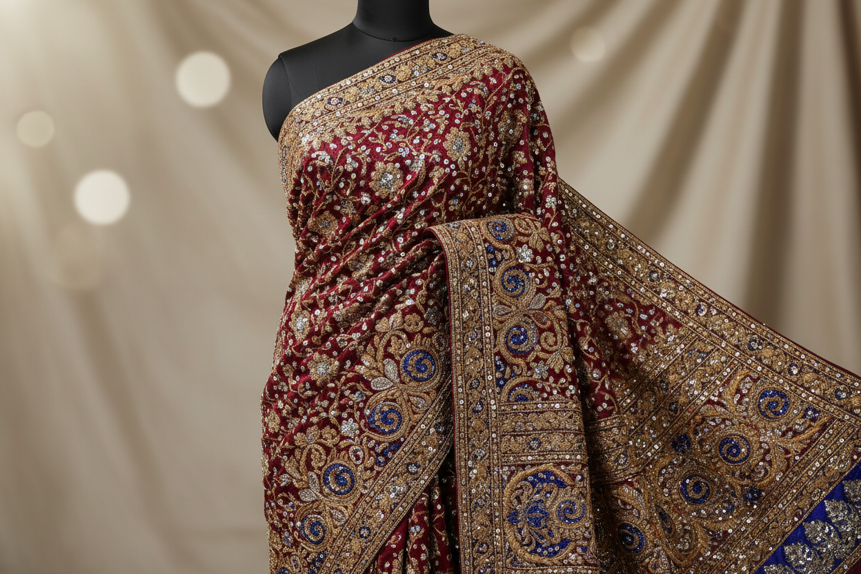 EMBROIDERY SAREE